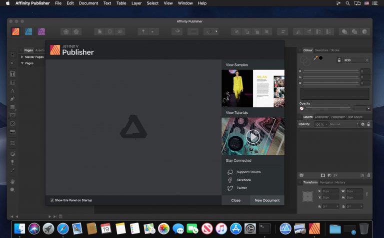 Affinity Publisher 10 for Mac Free Download