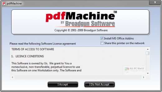 free pdfMachine Ultimate 15.95