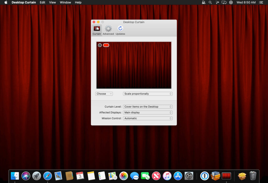 Desktop Curtain 3 for Mac Free Download
