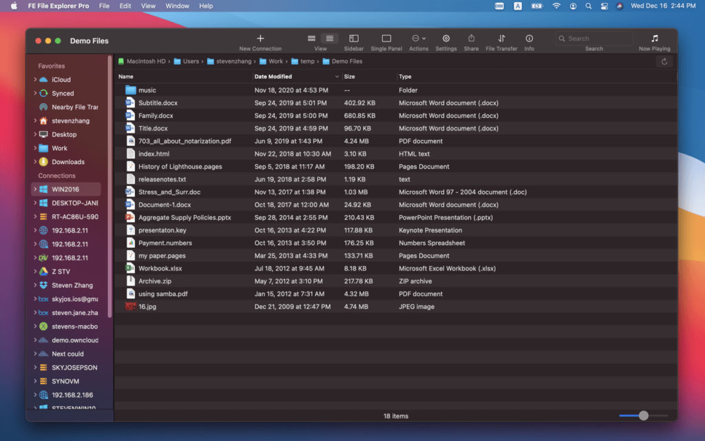FE File Explorer Pro for Mac Free Download