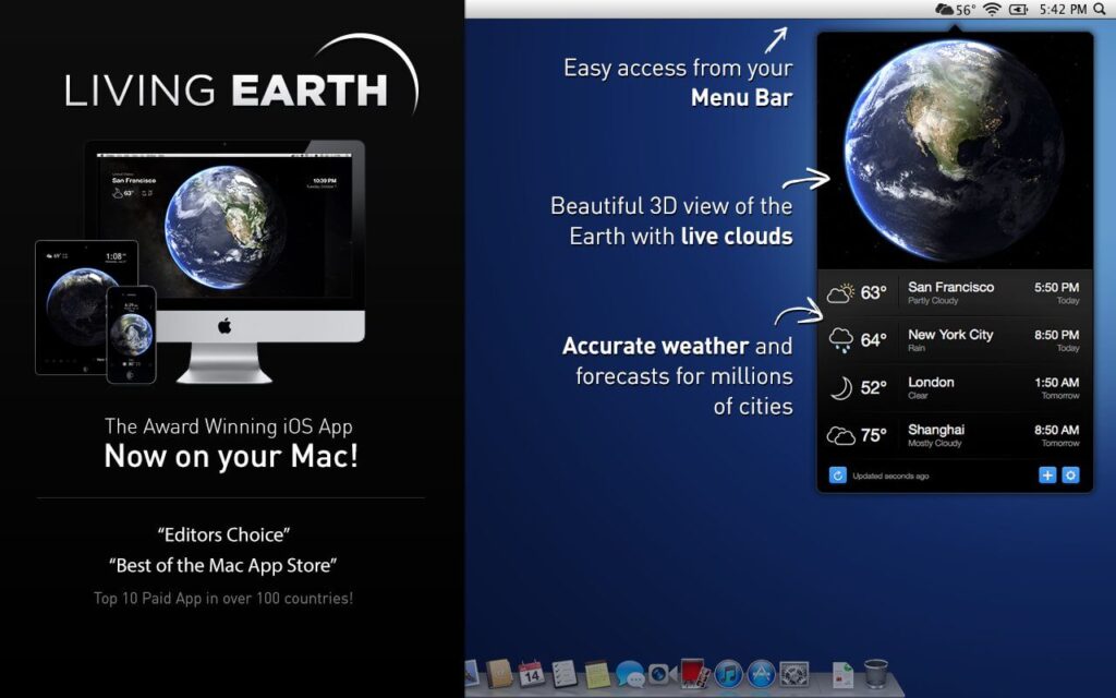 Living Earth for Mac Free Download