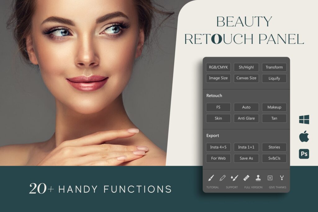 RA Beauty Retouch Panel for Photoshop 2021