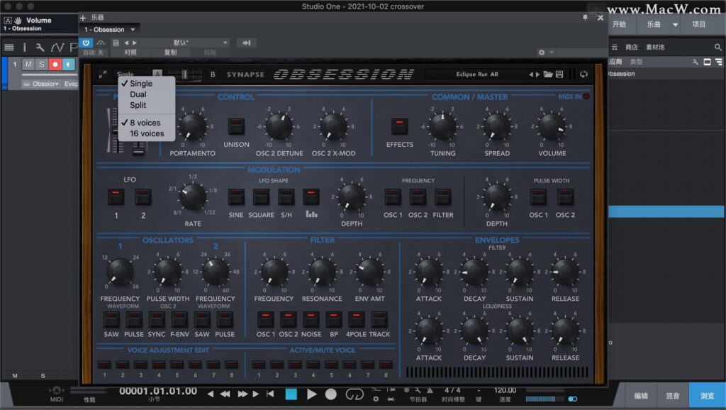 Synapse Audio Obsession Free Download macOS