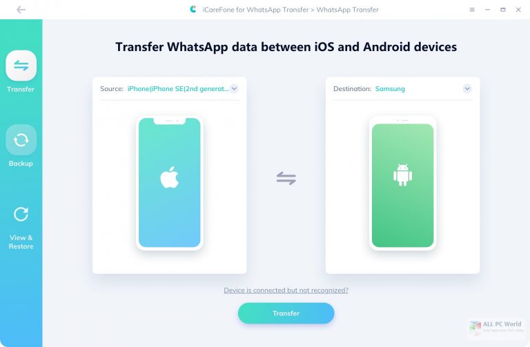 Tenorshare iCareFone for WhatsApp Transfer 3