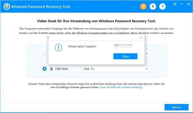Windows Password Recovery Tool Ultimate 7 One Click Download