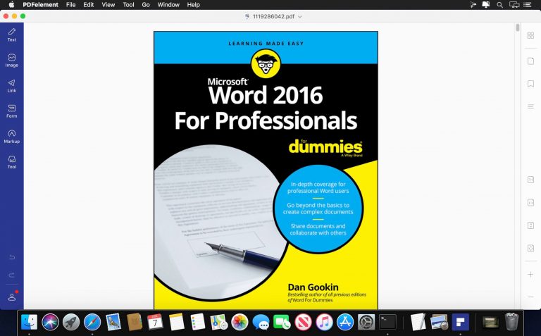 Wondershare PDFelement Pro 8 for macOS Free Download
