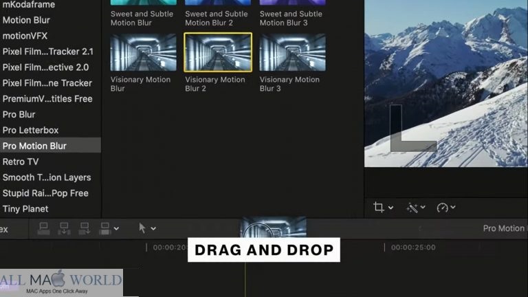 Pro Motion Blur Plugin for Final Cut Pro Download