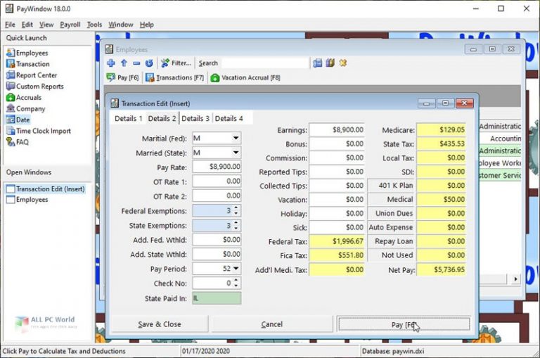 Zpay PayWindow Payroll System 2021 Full Version Download