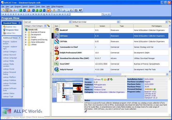 FNProgramvare SoftCAT 5 Free Download