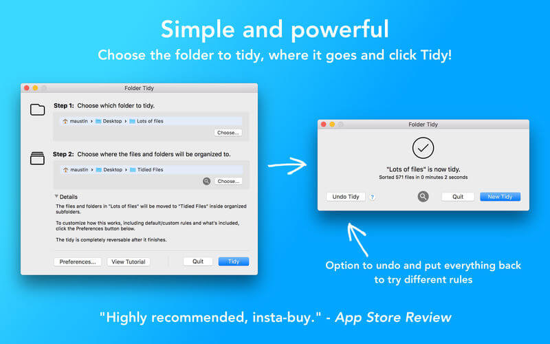 Folder Tidy for Mac Free Download