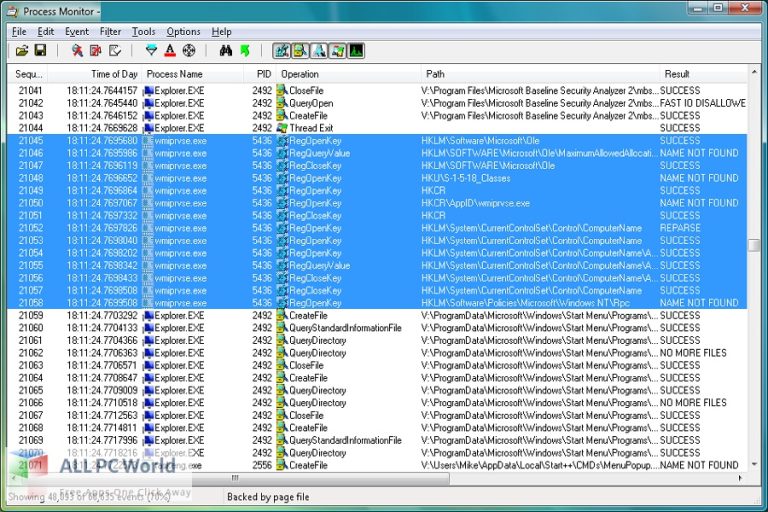 Process Monitor Free Download