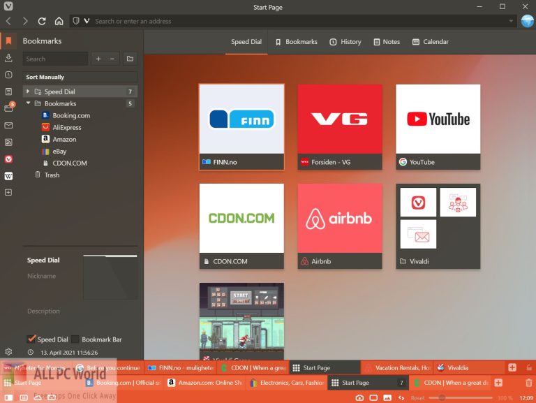 Vivaldi Web Browser 5 Free Download