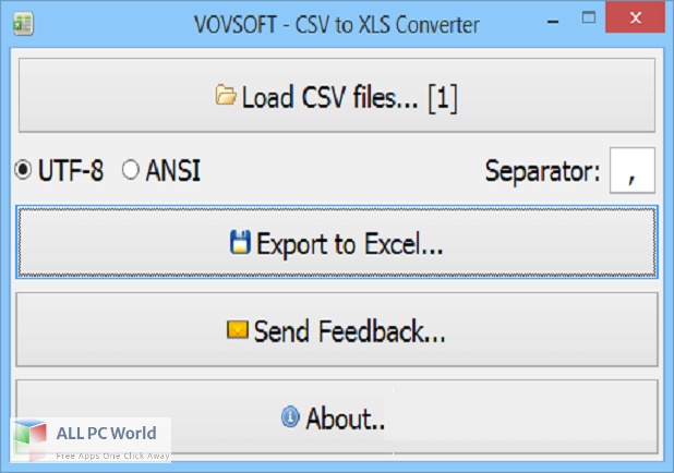 VovSoft VCF to TXT Converter 2 Free Download