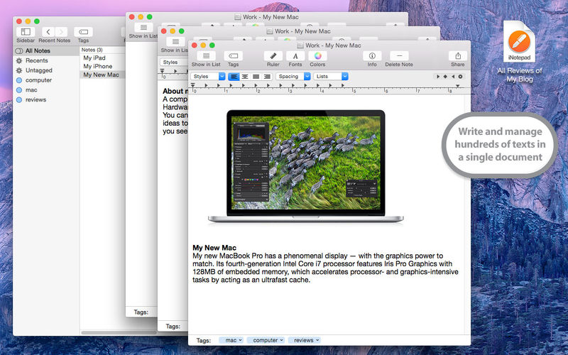 iNotepad Pro 5 for Mac Free Download
