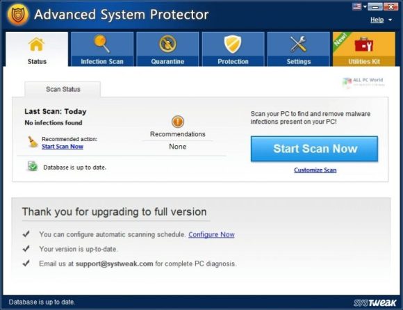 Advanced System Protector 2 Direct Download
