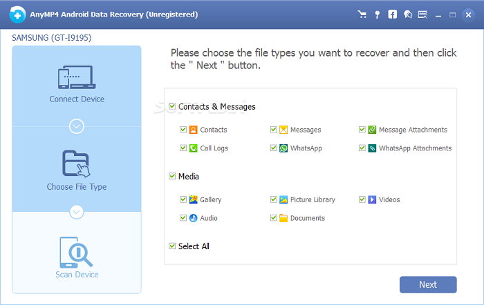 AnyMP4 Data Recovery Free Download