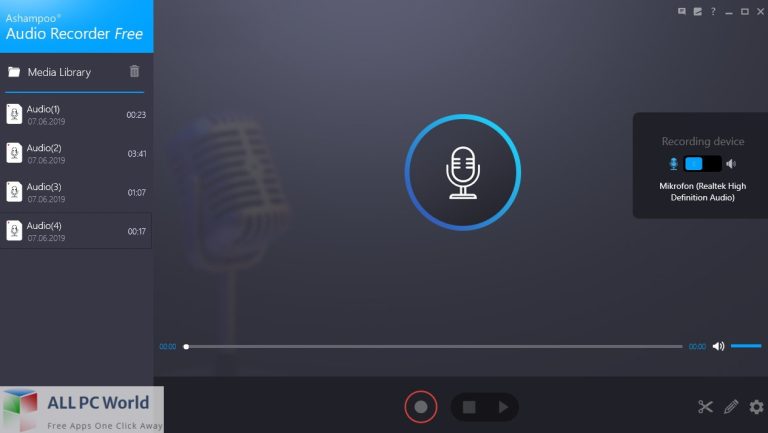 Ashampoo Audio Recorder 2022 Free Download