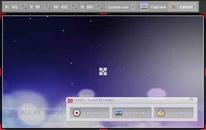 download the new version for windows ChrisPC Screen Recorder 2.23.0911.0