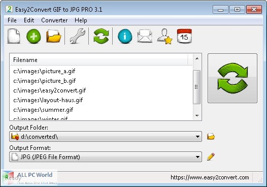 Easy2Convert GIF to JPG Pro for Free Download