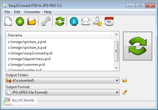 Easy2Convert PSD to JPG Pro for Free Download