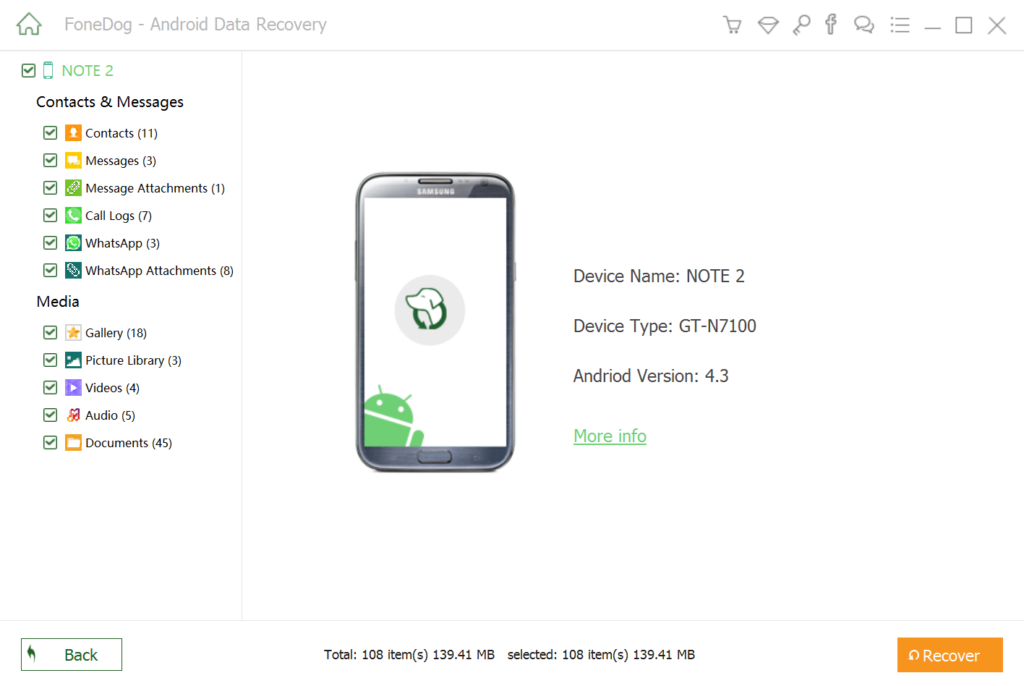 FoneDog Android Data Recovery 2022 for Windows