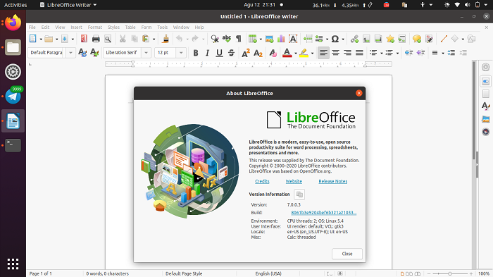 LibreOffice for 7 Free Download