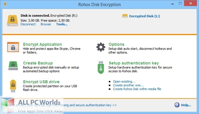 free download Rohos Disk Encryption 3.3