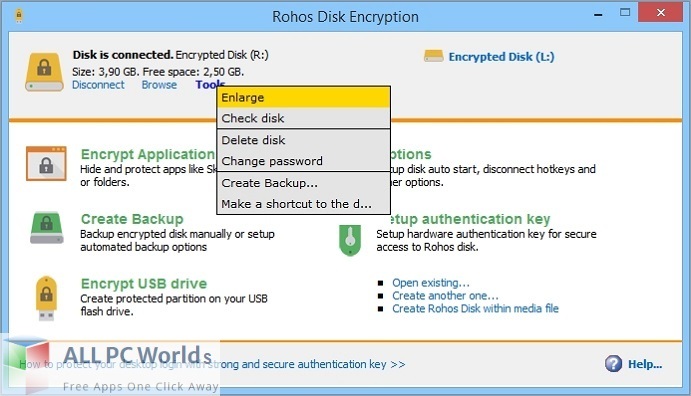 Rohos Disk Encryption 3 for Windows