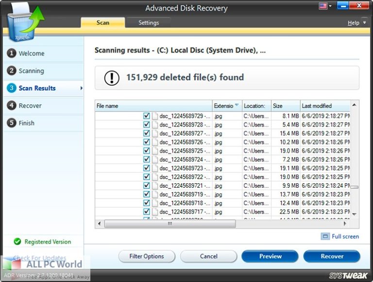 Systweak Advanced Disk Recovery for Free Download