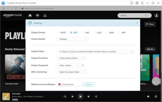 TuneBoto Amazon Music Converter 2 for Windows