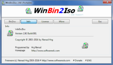 WinBin2Iso 6.21 for mac instal free