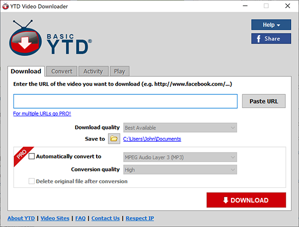 YTD Video Downloader PRO 5 Free Download Latest Version