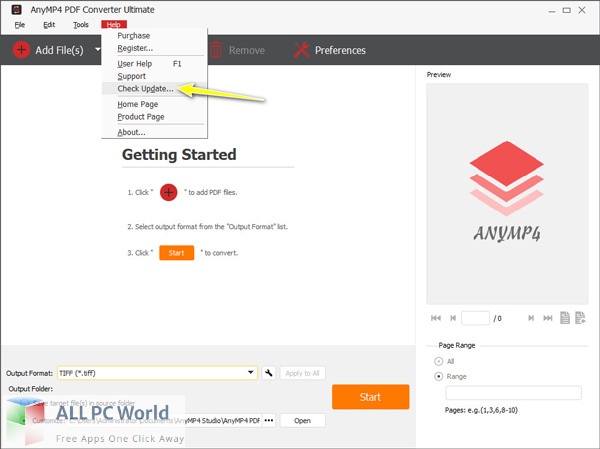 AnyMP4 PDF Converter Ultimate 3 for Free Download