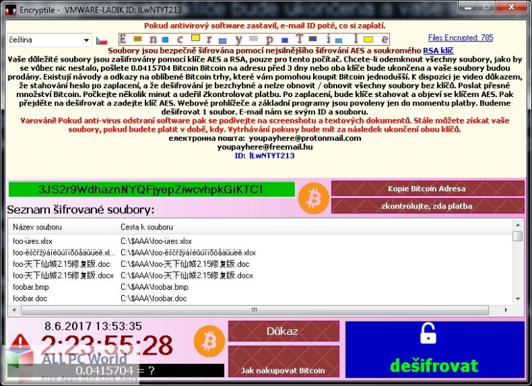 Avast Ransomware Decryption Tools 1.0.0.651 for windows instal