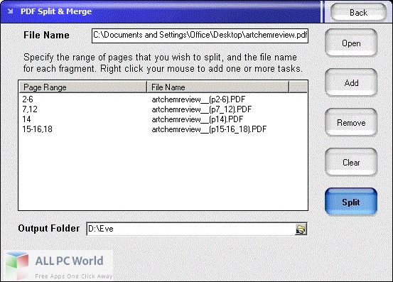 Bureausoft PDF Split Merge Pro Free Download
