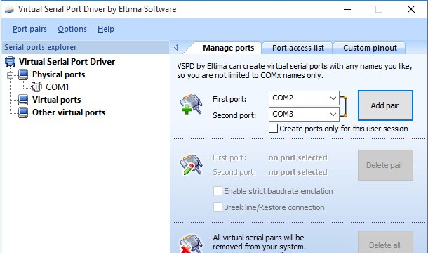 Eltima Virtual Serial Port Driver Pro 10 Free Download