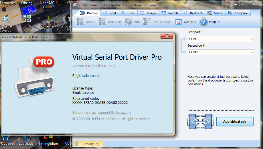 Eltima Virtual Serial Port Driver Pro 2022 Free Download