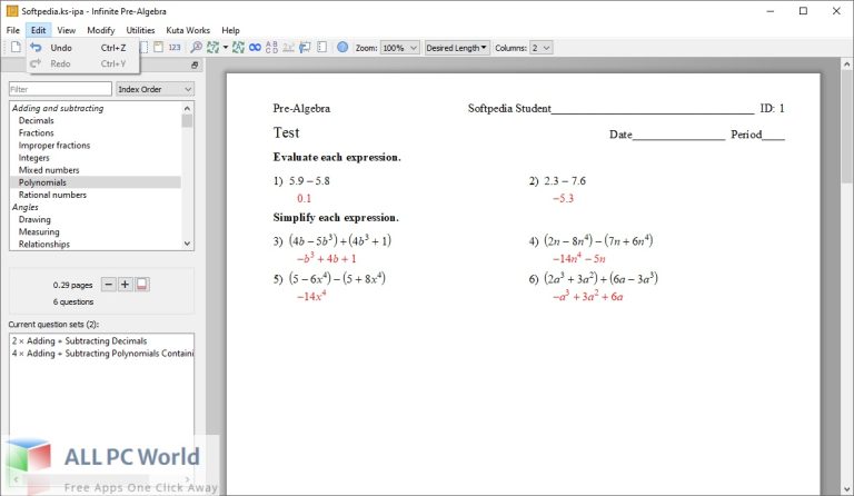 Infinite Pre-Algebra for Free Download