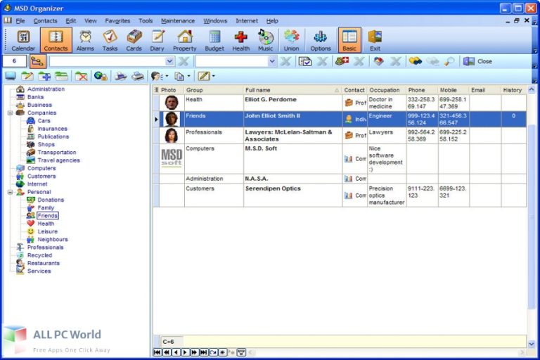 MSD Organizer for Free Download