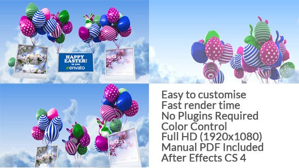  VideoHive – Easter Balloons [AEP] Free Download