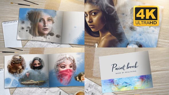 VideoHive – Paint Book AEP Free Download