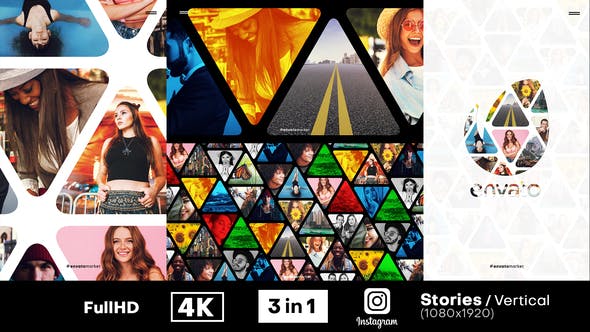 VideoHive – Triangle Photo Wall Logo Reveal AEP Free Download