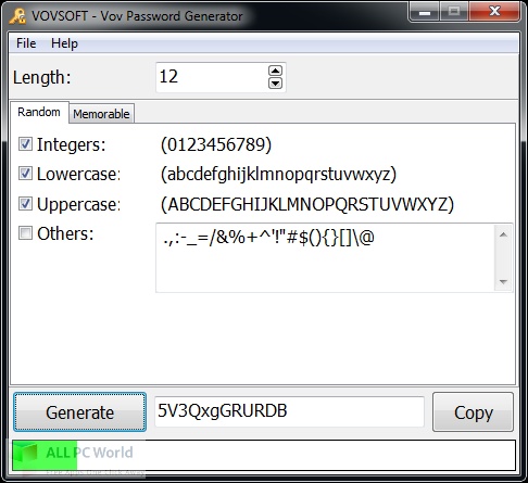 Vovsoft Password Generator 2022 Free Download