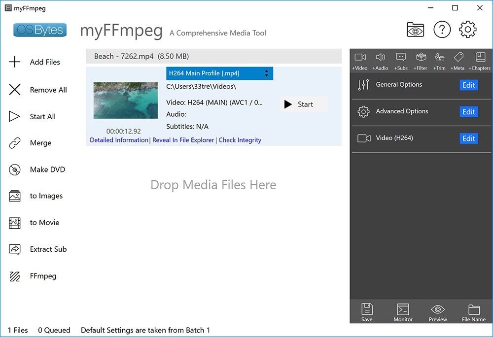 myFFmpeg 4.2.3 Free Download