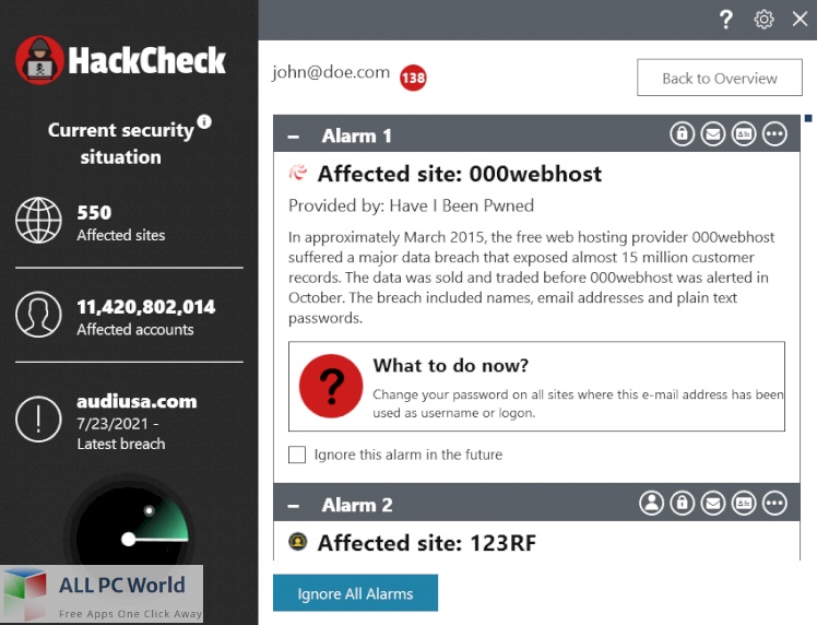 Abelssoft HackCheck for Free Download