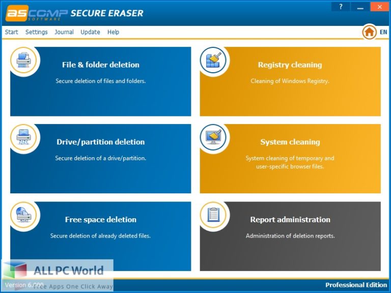 ASCOMP Secure Eraser Professional 6.002 download the new for android