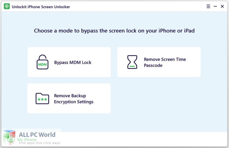 Foneazy Unlockit iPhone Screen Unlocker 2 Free Download