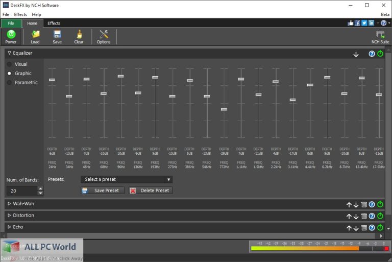 NCH DeskFX Audio Enhancer Plus 5.18 for mac download