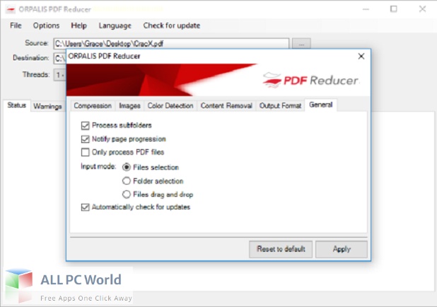 ORPALIS PDF Reducer 4.0.1 Professional Free Download