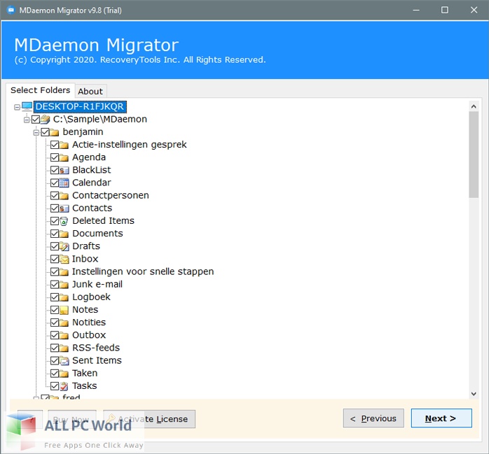 RecoveryTools MDaemon Migrator for Free Download